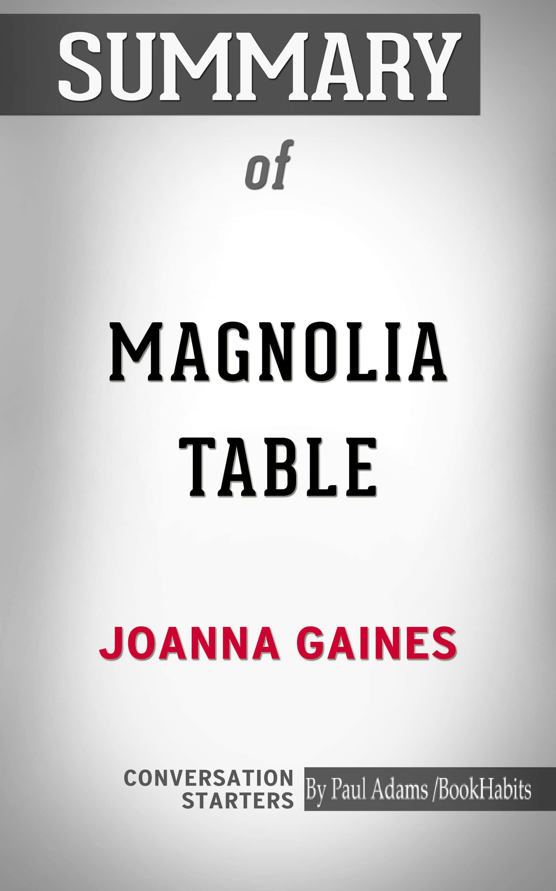 Summary of Magnolia Table - undefined