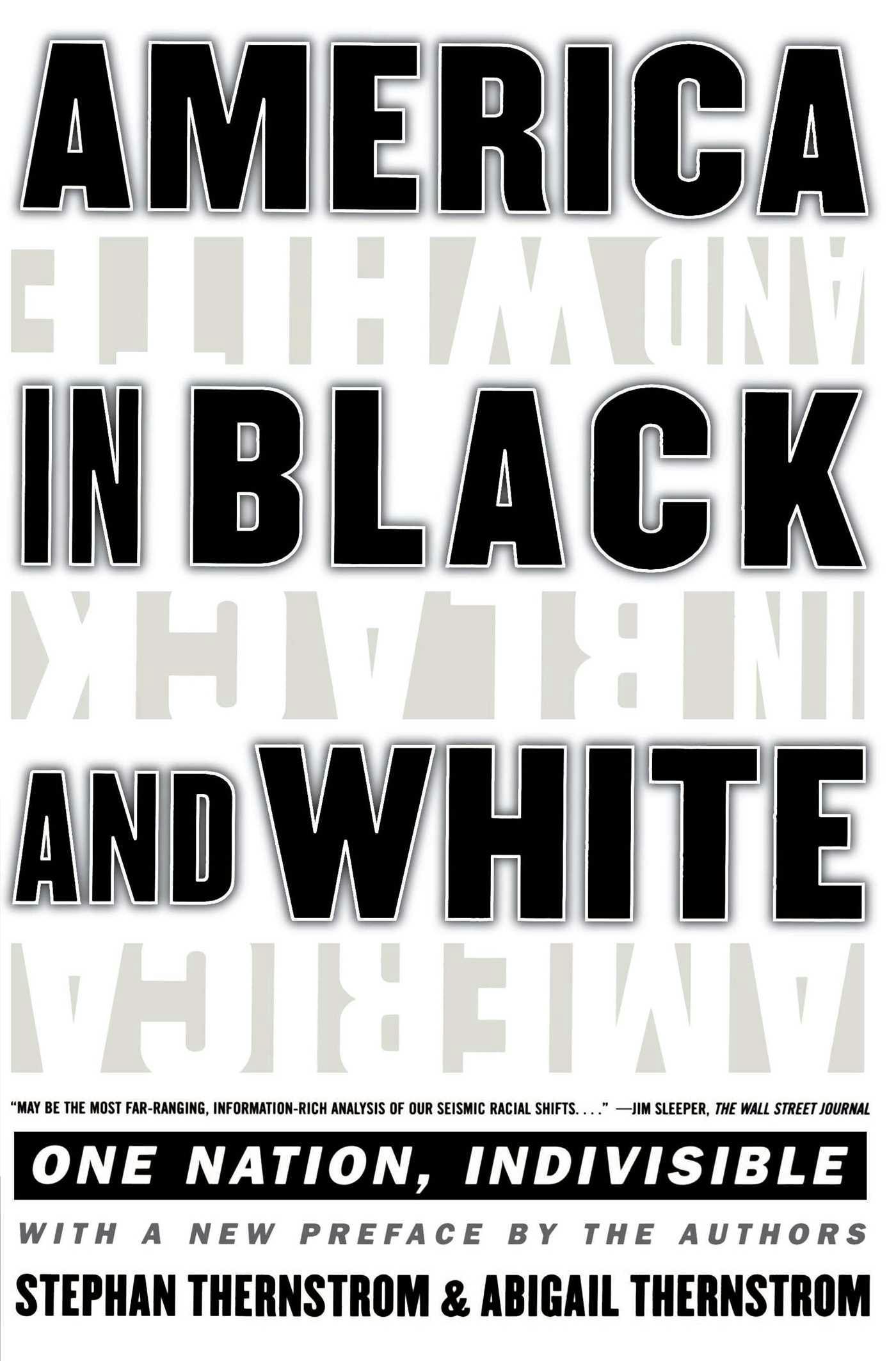 America in Black and White: One Nation, Indivisible - Abigail Thernstrom, Stephan Thernstrom
