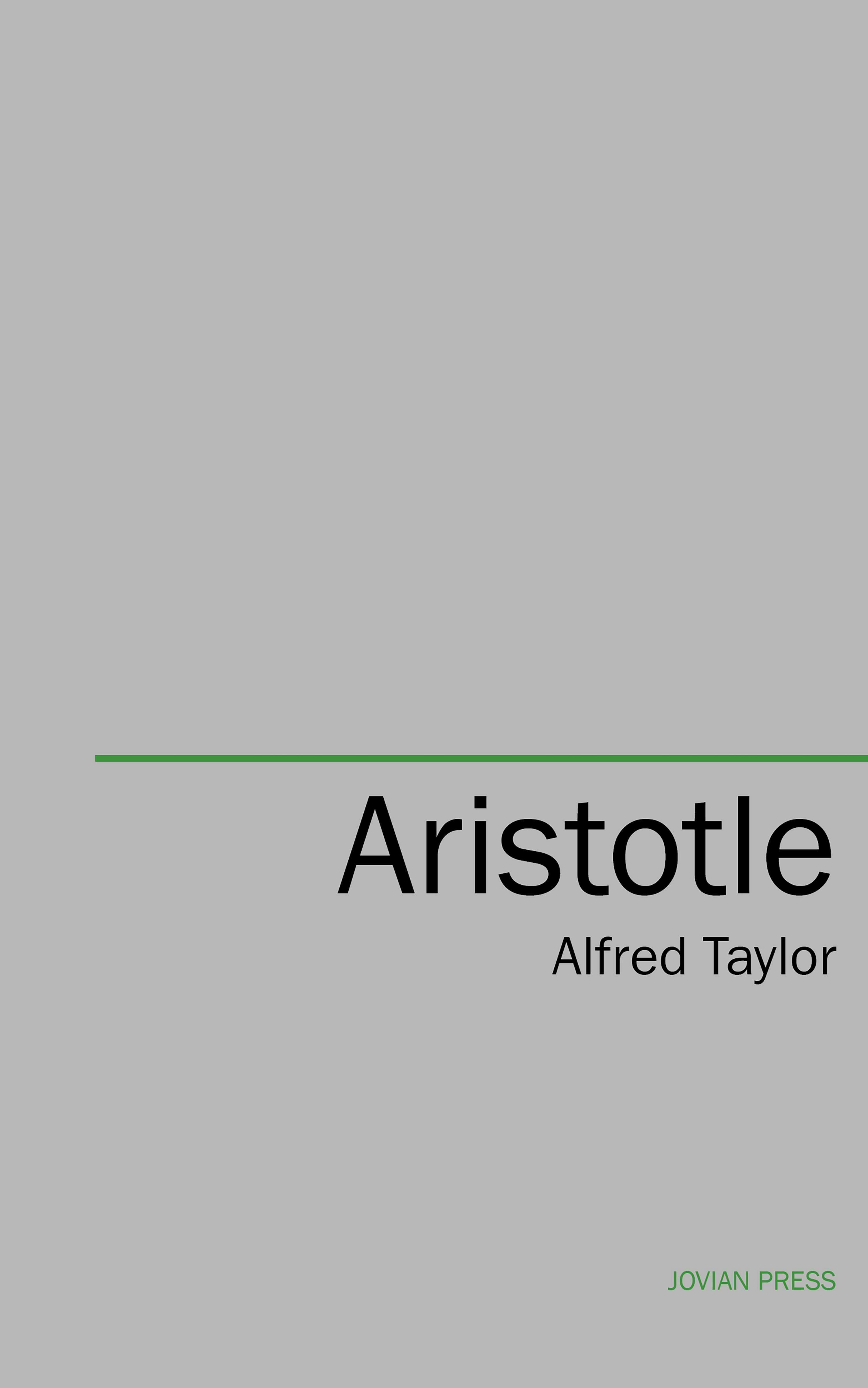 Aristotle - Alfred Taylor