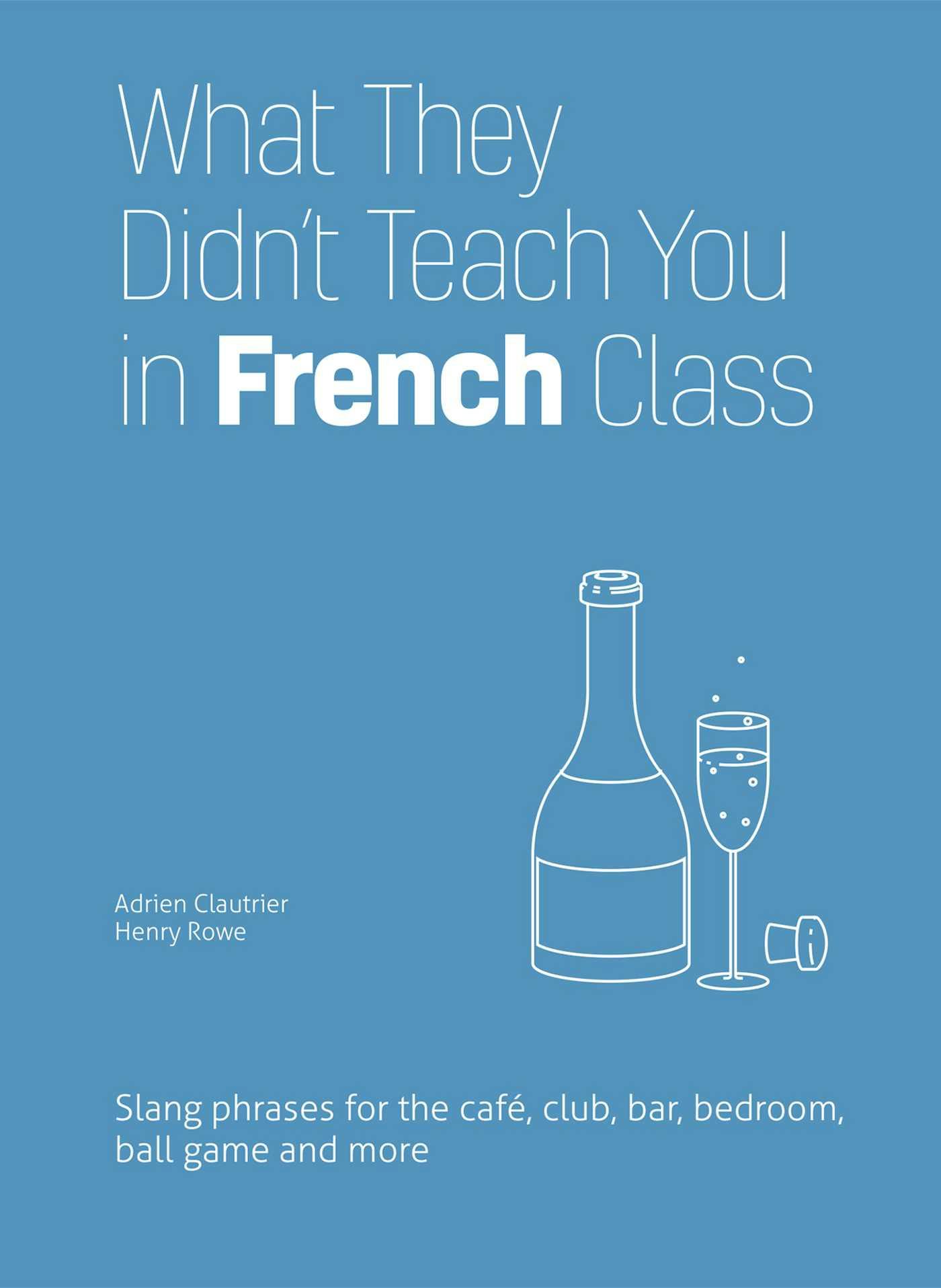 What They Didn't Teach You in French Class: Slang Phrases for the Cafe, Club, Bar, Bedroom, Ball Game and More - Henry Rowe, Adrien Clautrier