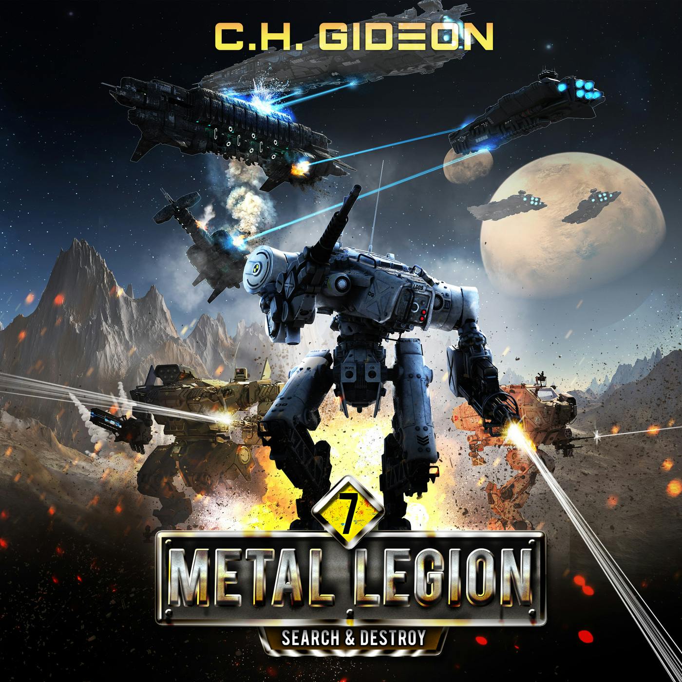 Search & Destroy - Metal Legion - Mechanized Warfare on a Galactic Scale, Book 7 (Unabridged) - undefined