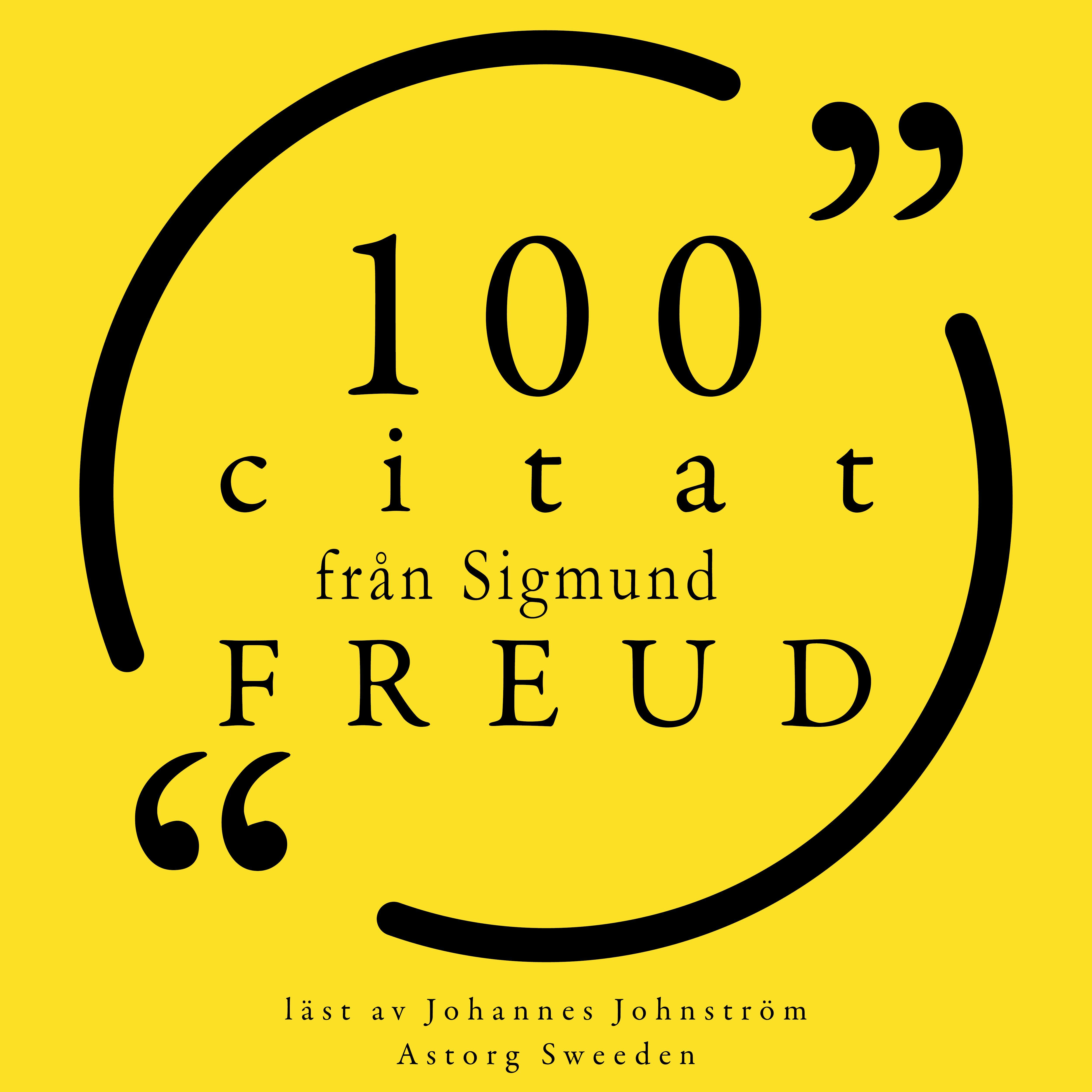 100 citat från Sigmund Freud: Samling 100 Citat - undefined