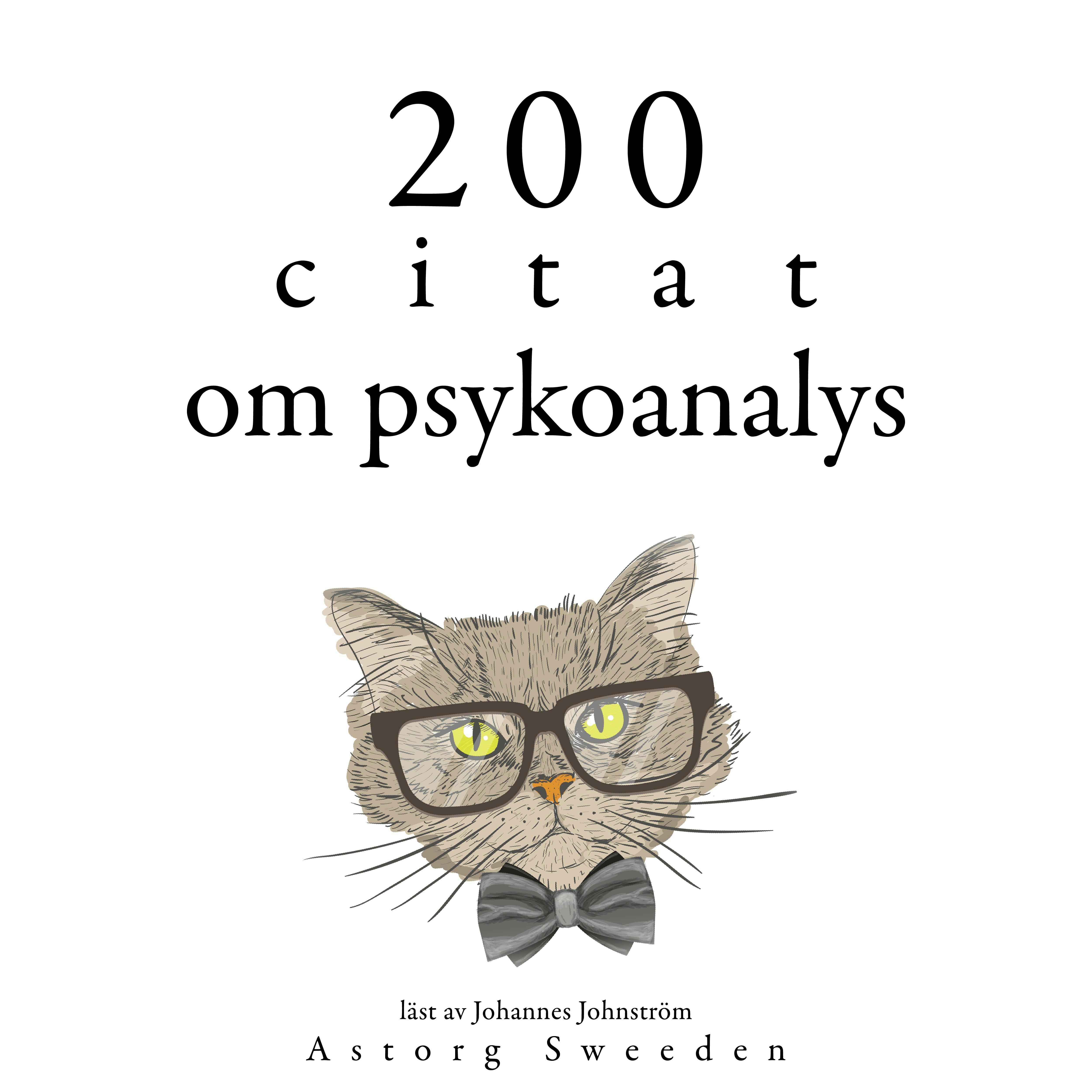 200 citat om psykoanalys: Samling av de bästa citat - Multiple Authors