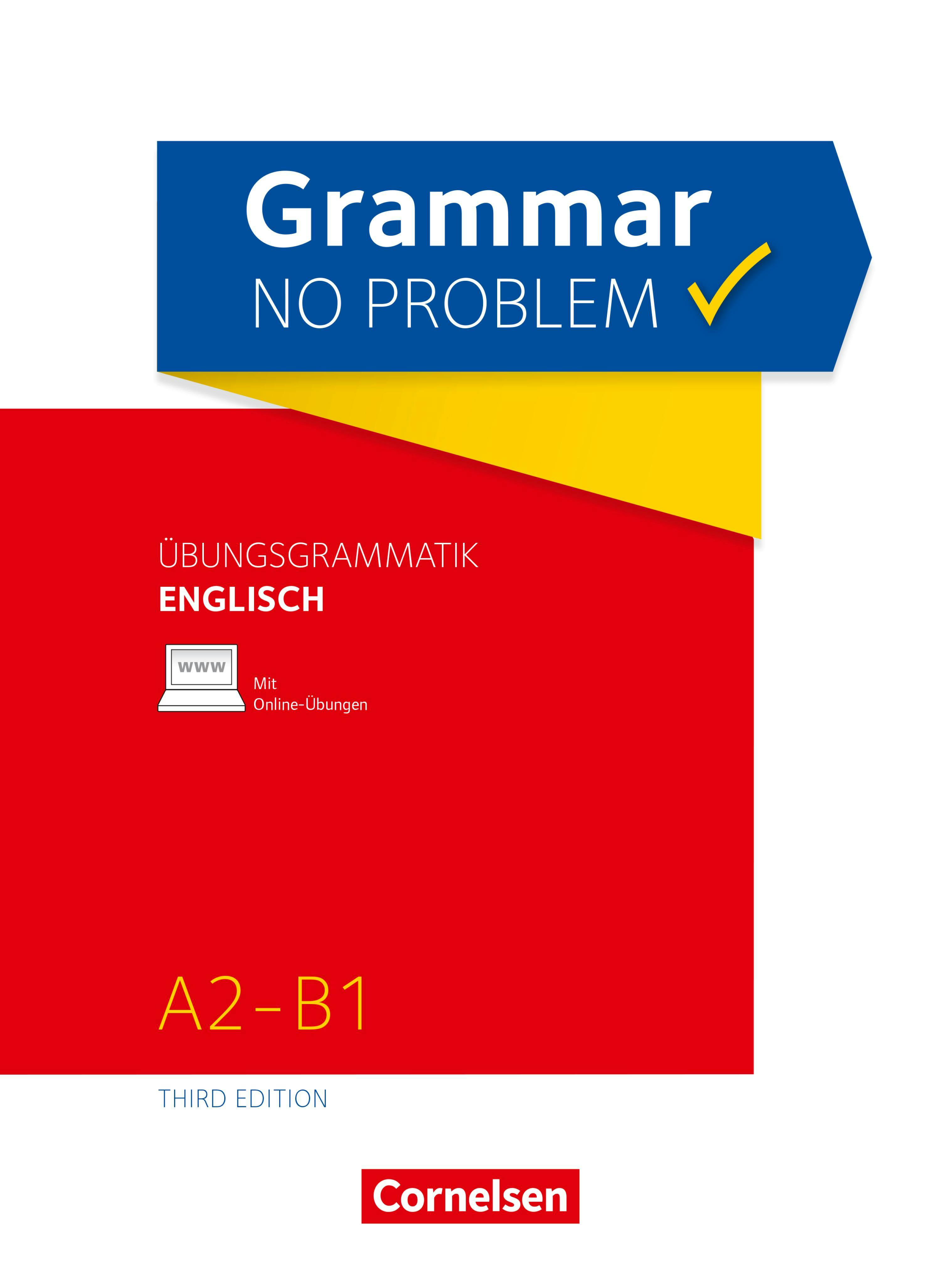 Grammar no problem - Third Edition / A2/B1 - Übungsgrammatik Englisch mit beiliegendem Lösungsschlüssel - undefined