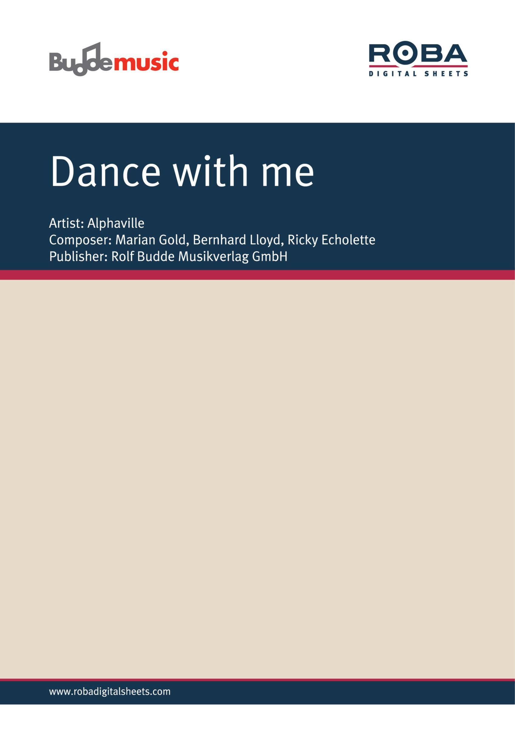 Dance with me - Marian Gold, Bernhard Lloyd, Ricky Echolette