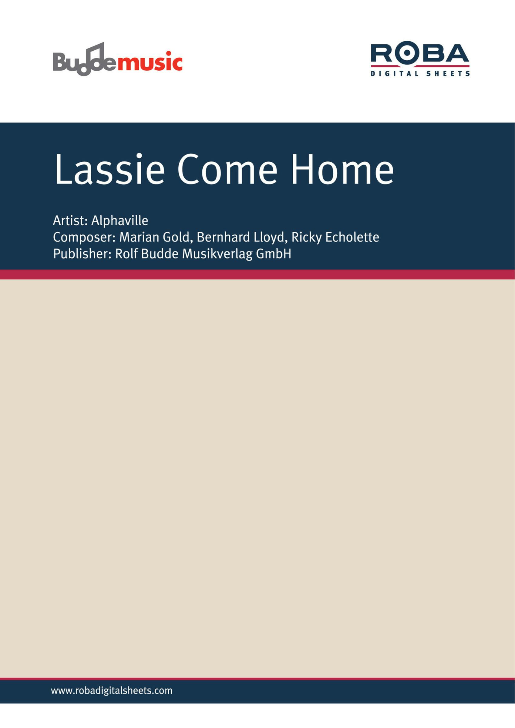 Lassie Come Home - Marian Gold, Bernhard Lloyd, Ricky Echolette