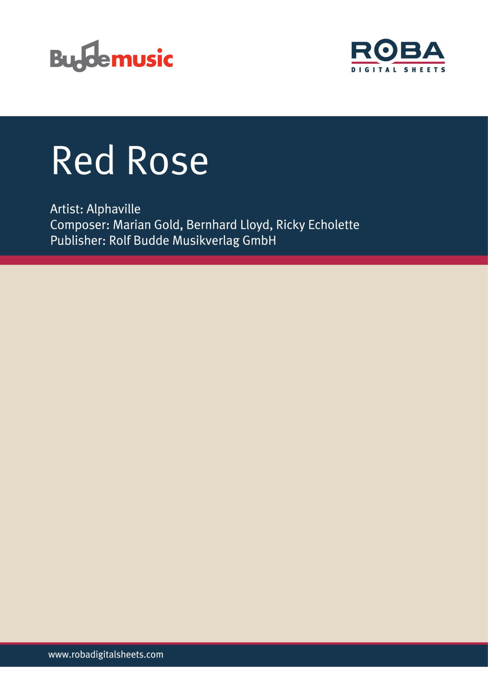 Red Rose - Marian Gold, Bernhard Lloyd, Ricky Echolette