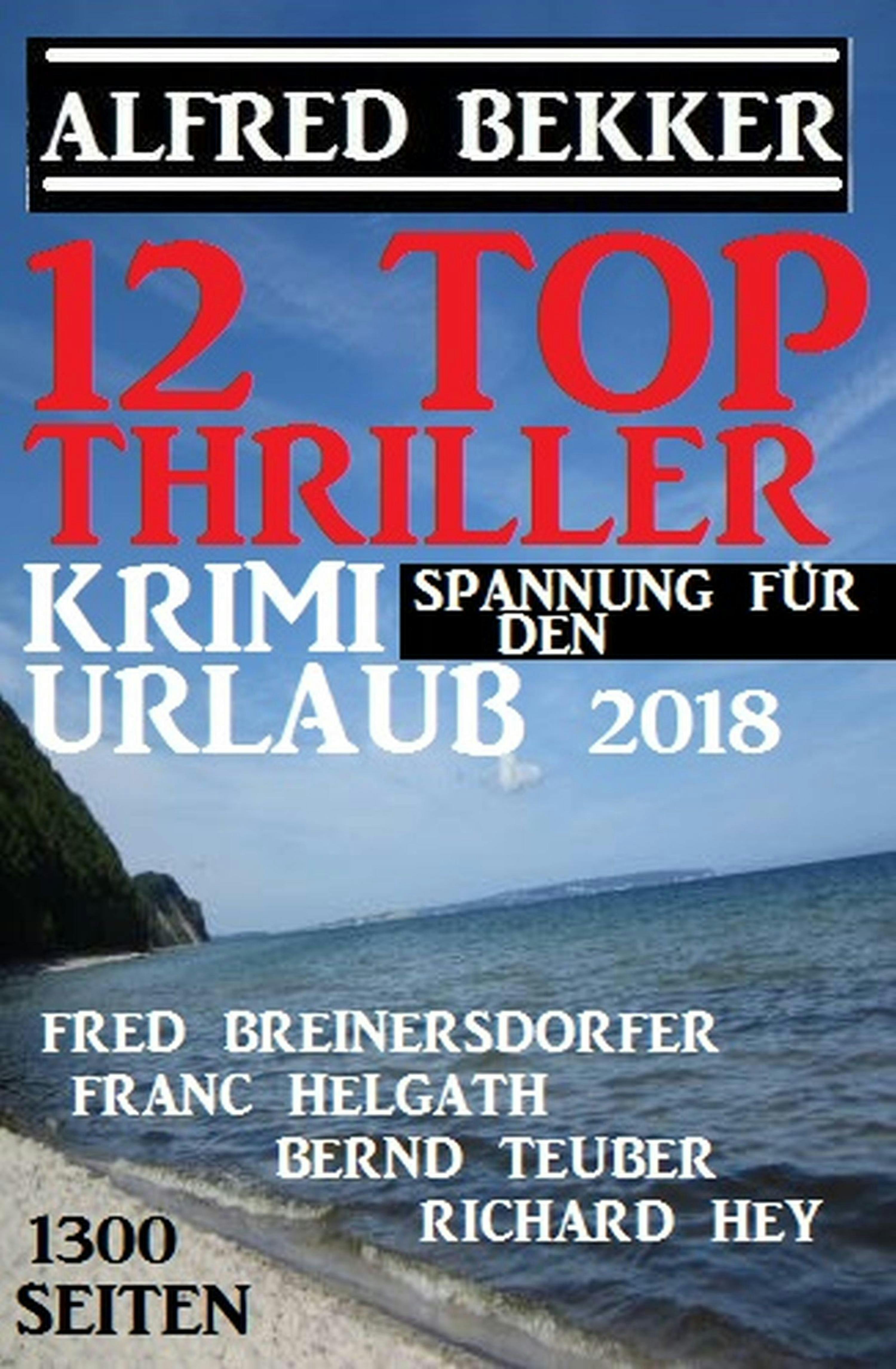 12 Top Thriller: Krimi Spannung für den Urlaub 2018 - Alfred Bekker, Richard Hey, Fred Breinersdorfer, Franc Helgath, Bernd Teuber