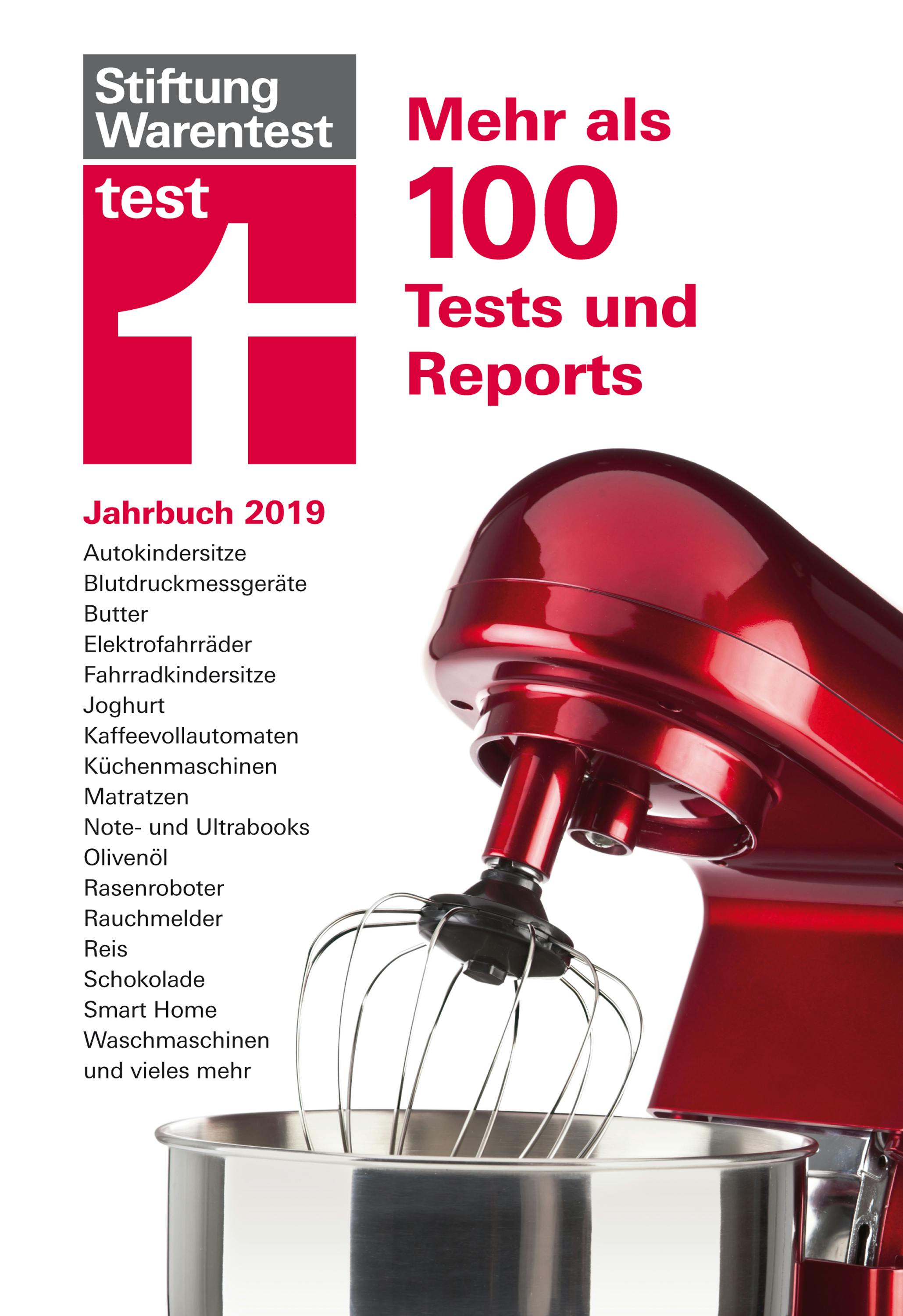test Jahrbuch 2019: Mehr als 100 Tests und Reports - 
