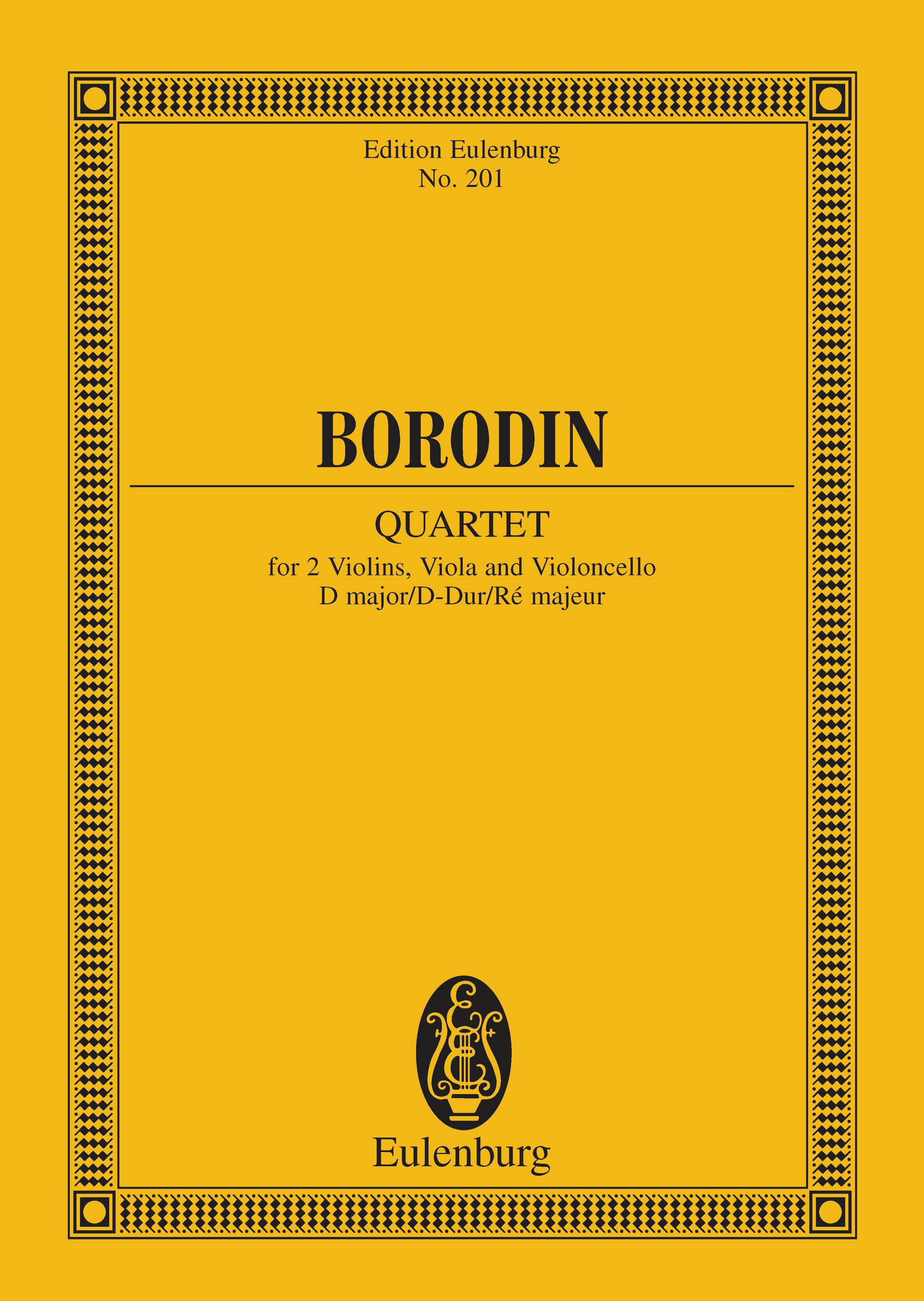 String Quartet No. 2 D major - Alexander Borodin
