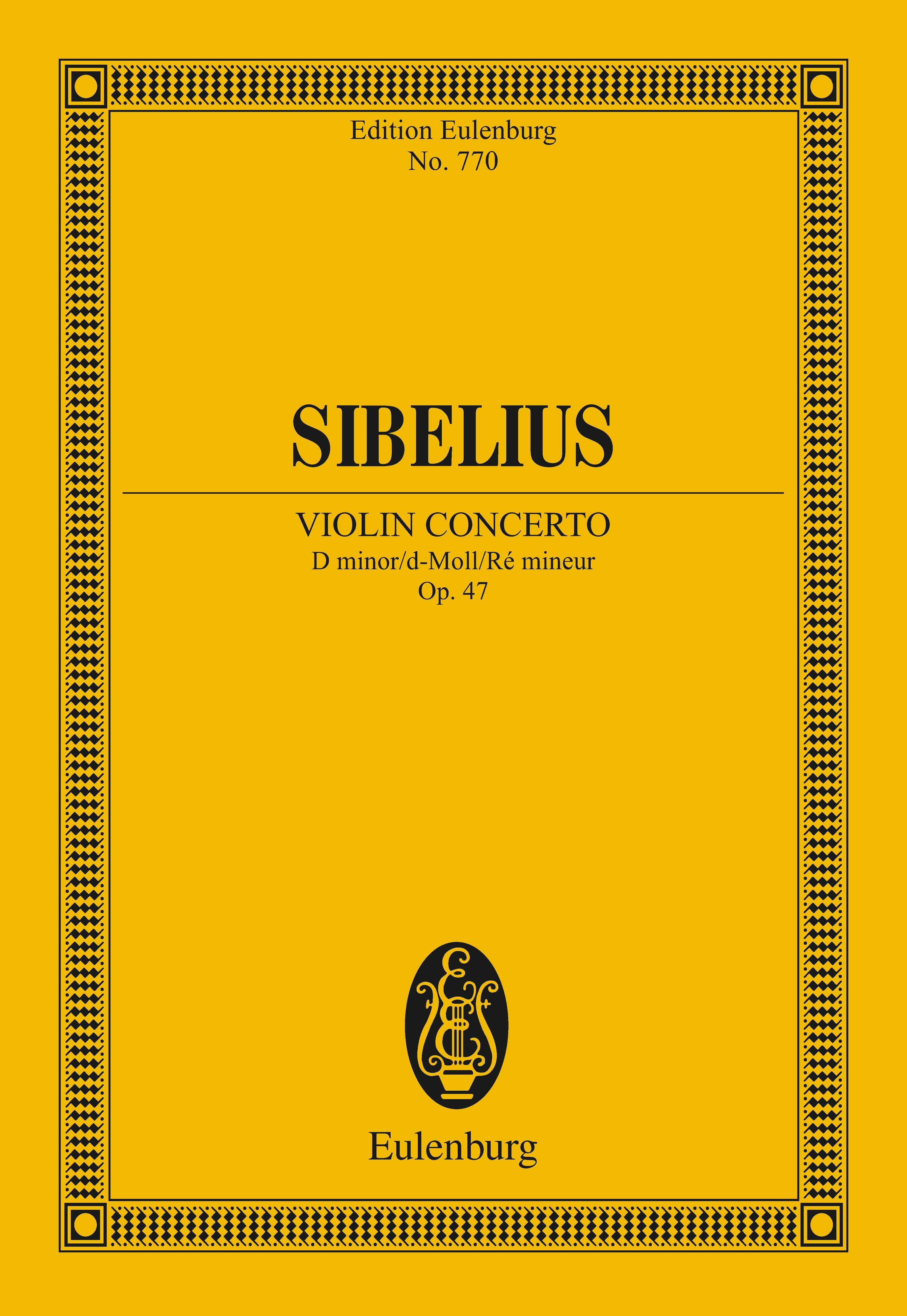 Violin Concerto D minor: Op. 47 - Jean Sibelius