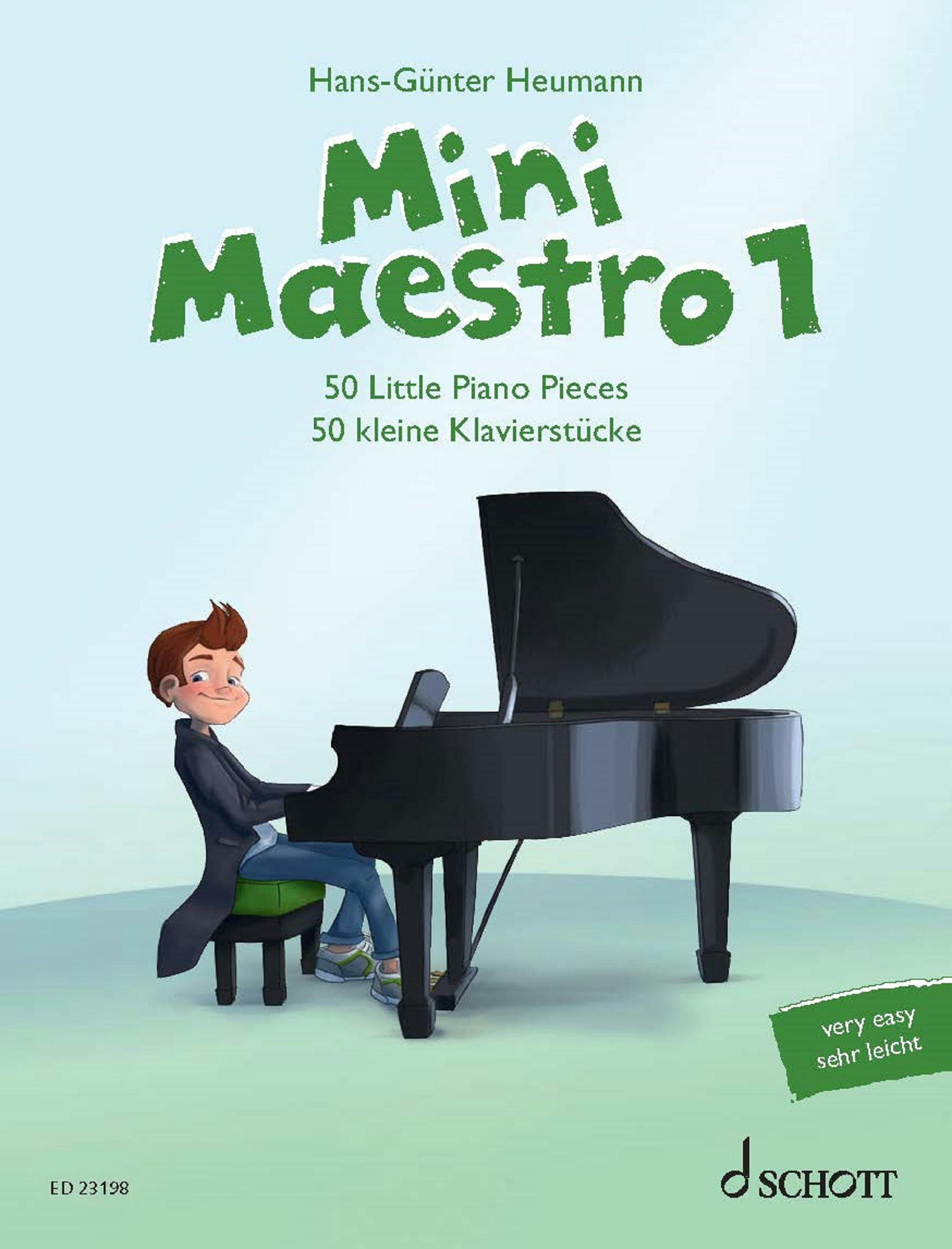 Mini Maestro 1: 50 Little Piano Pieces - Hans-Günter Heumann