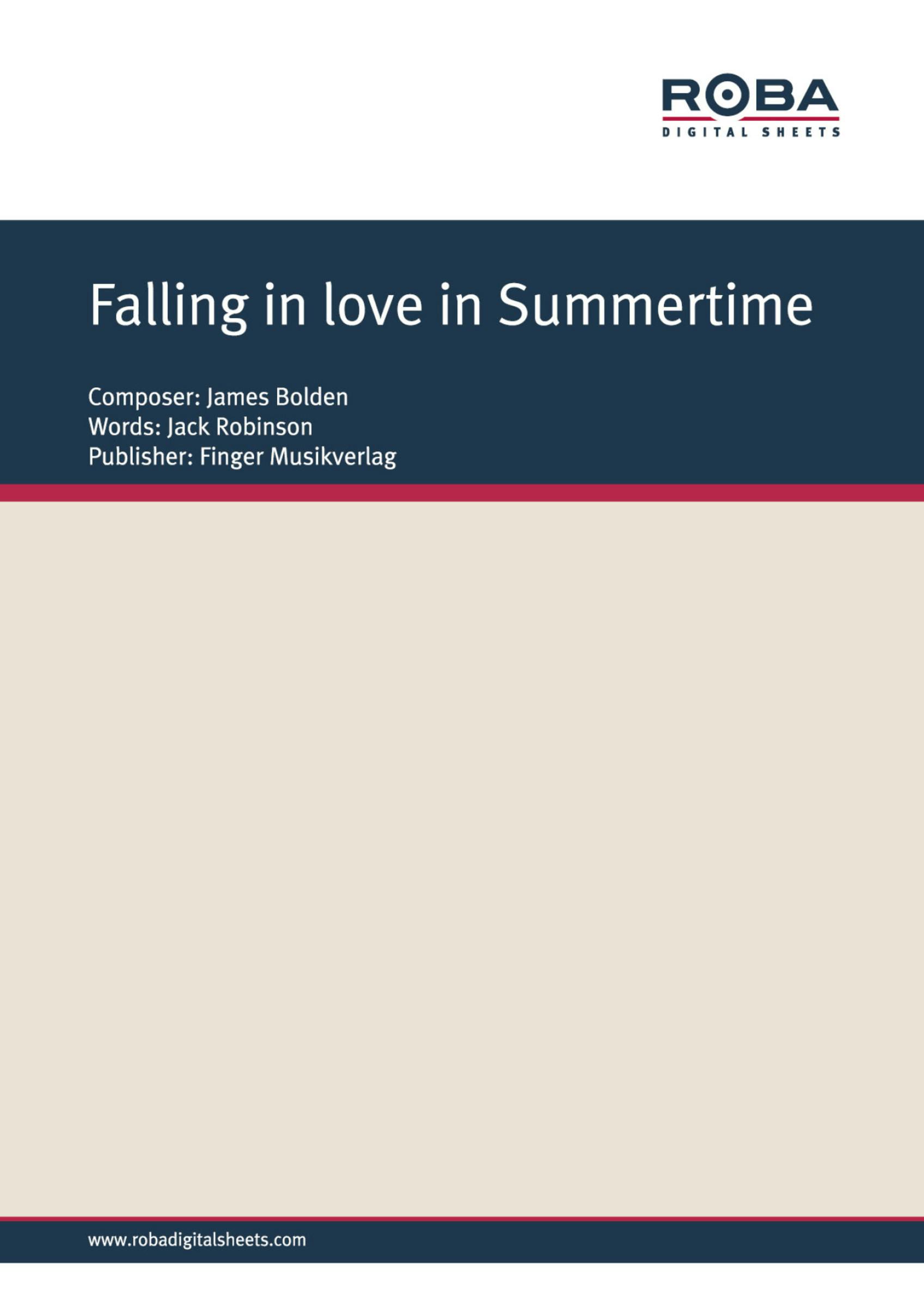 Falling in love in Summertime - Jack Robinson, James Bolden