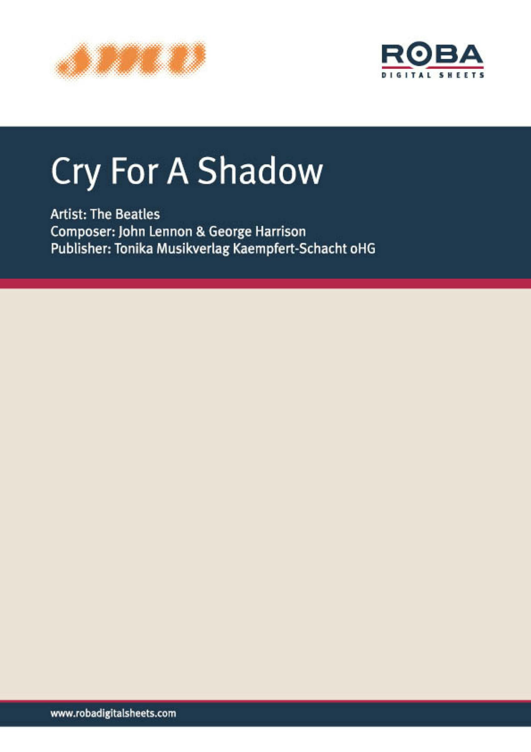 Cry For A Shadow - undefined
