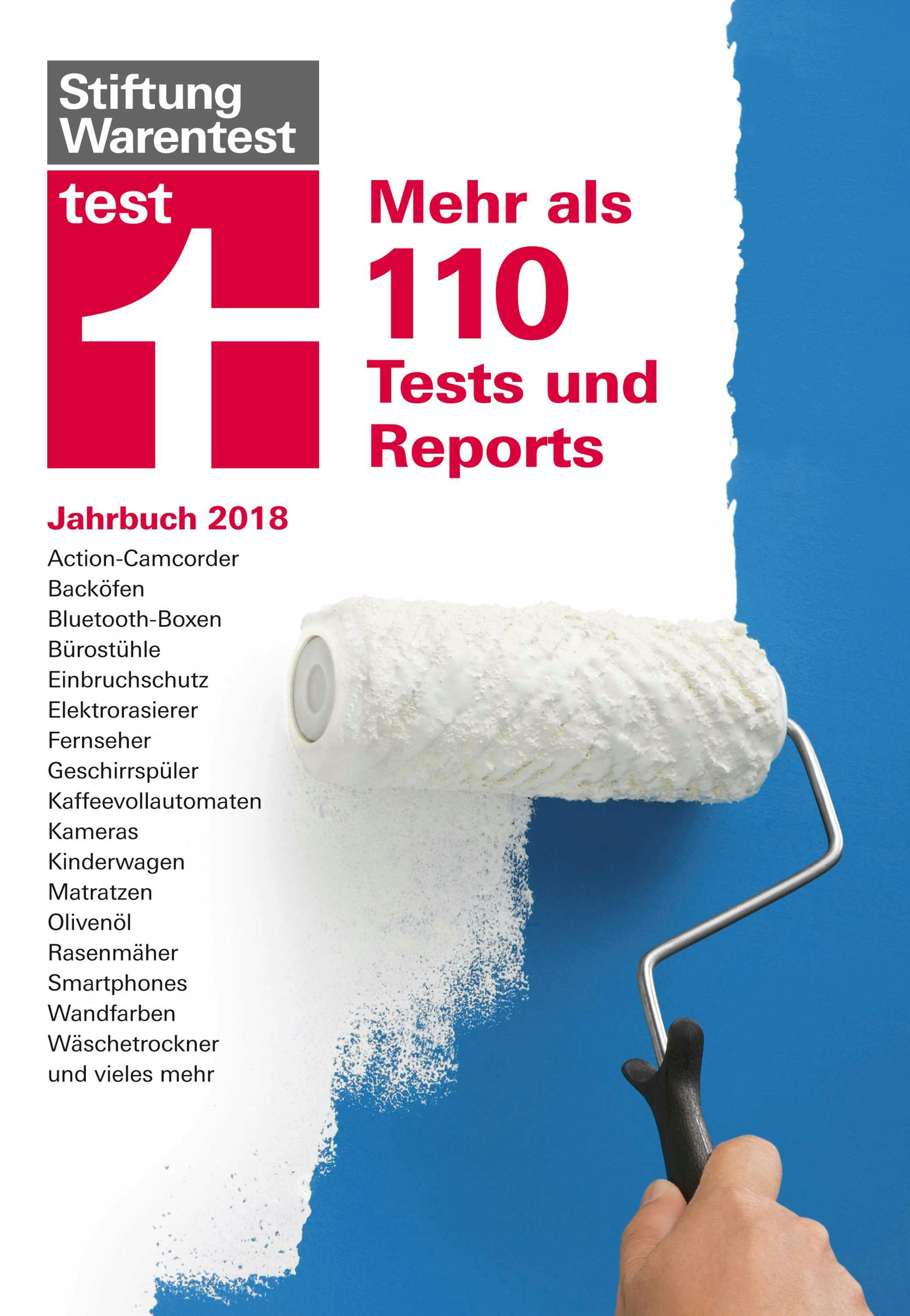test Jahrbuch 2018: Mehr als 110 Tests und Reports - 