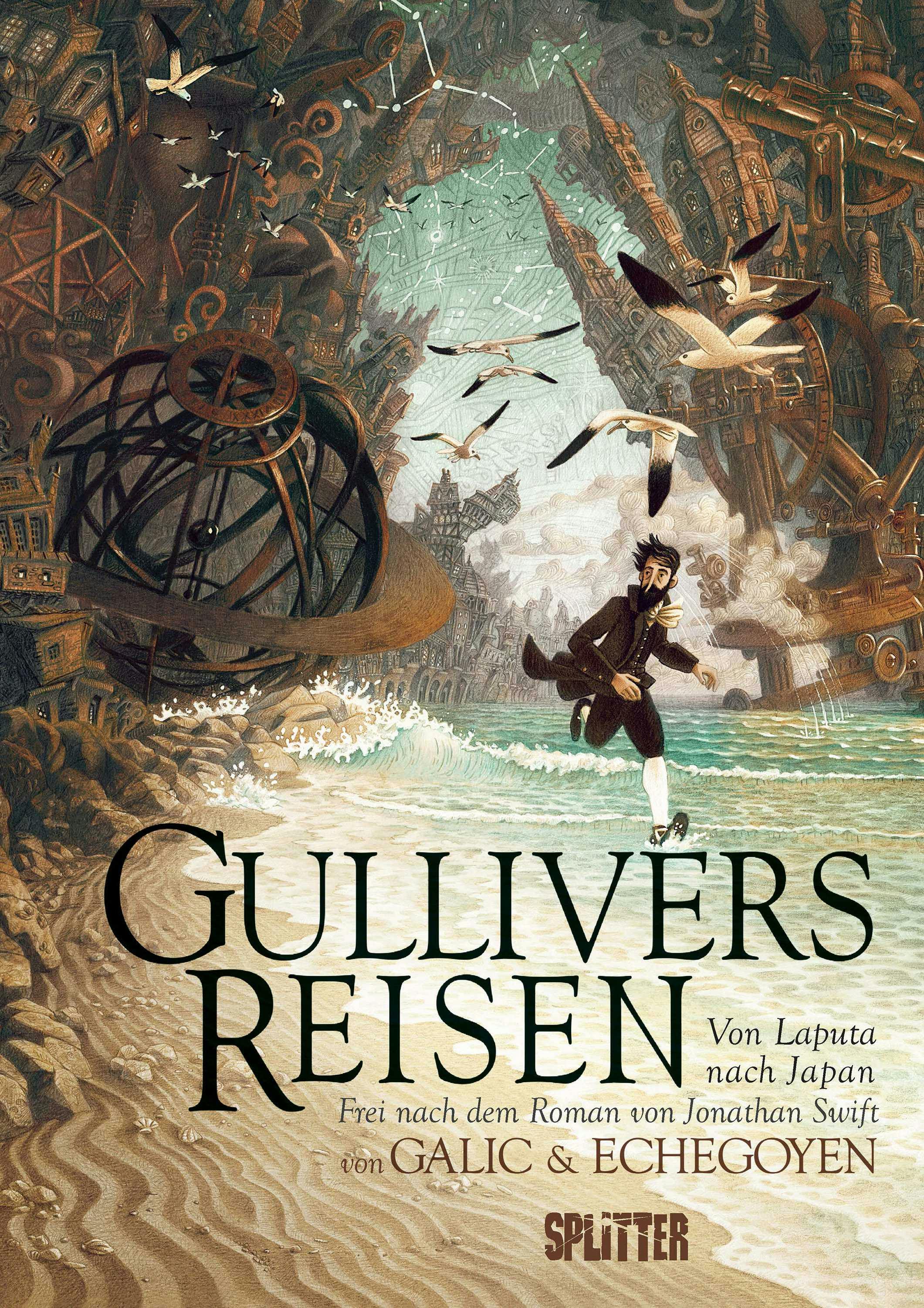 Gullivers Reisen: Von Laputa nach Japan (Graphic Novel) - Bertrand Galic, Jonathan Swift